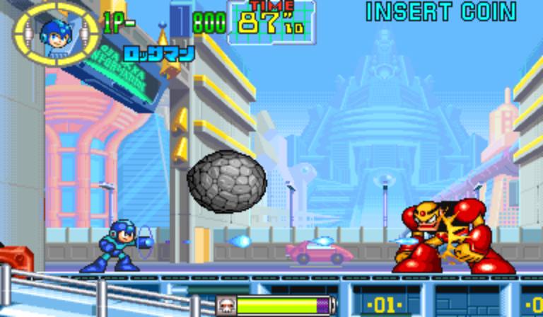 Rockman: The Power Battle (CPS2, Japan 950922) Screenshot 1
